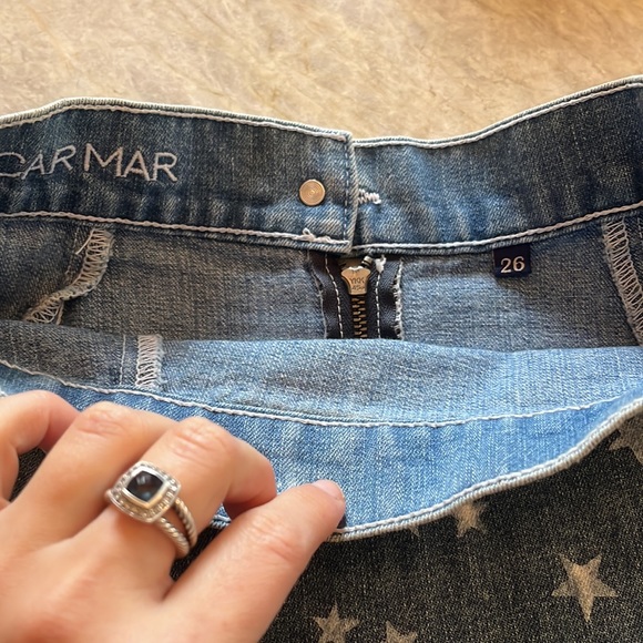 Carmar sz 26 high waisted skirt with star print mini skirt from LF - Picture 3 of 6